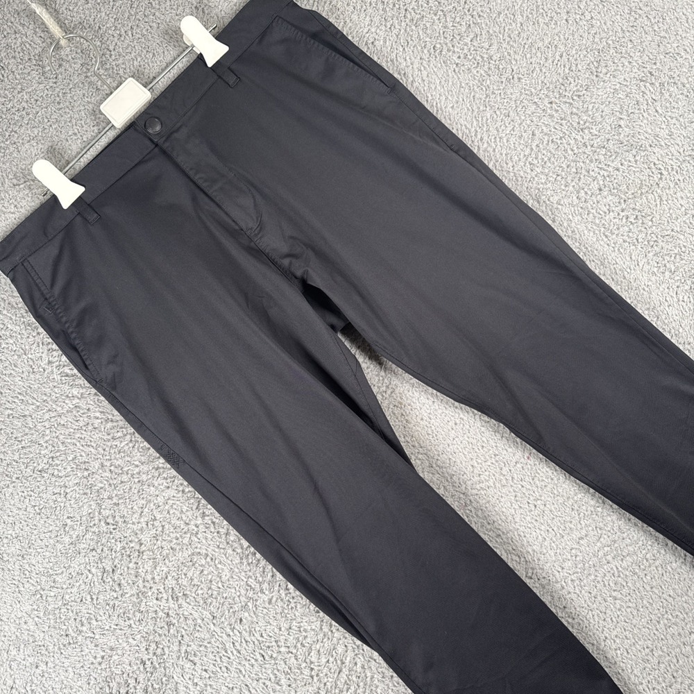 RHONE Everyday Commuter Pants Mens 35 (35x28) Black 5-Pocket